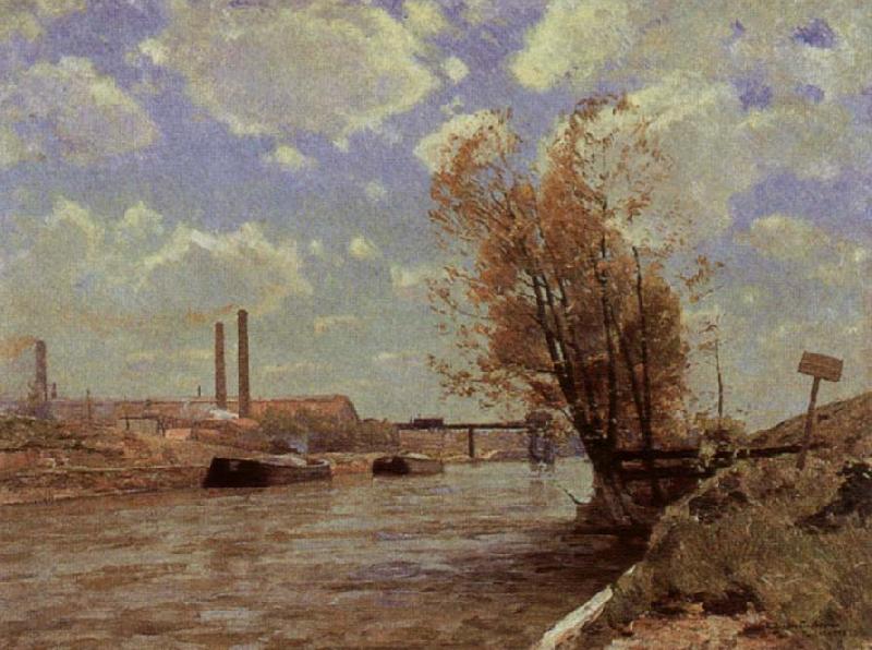 Victor Westerholm The Seine at Paris oil painting image